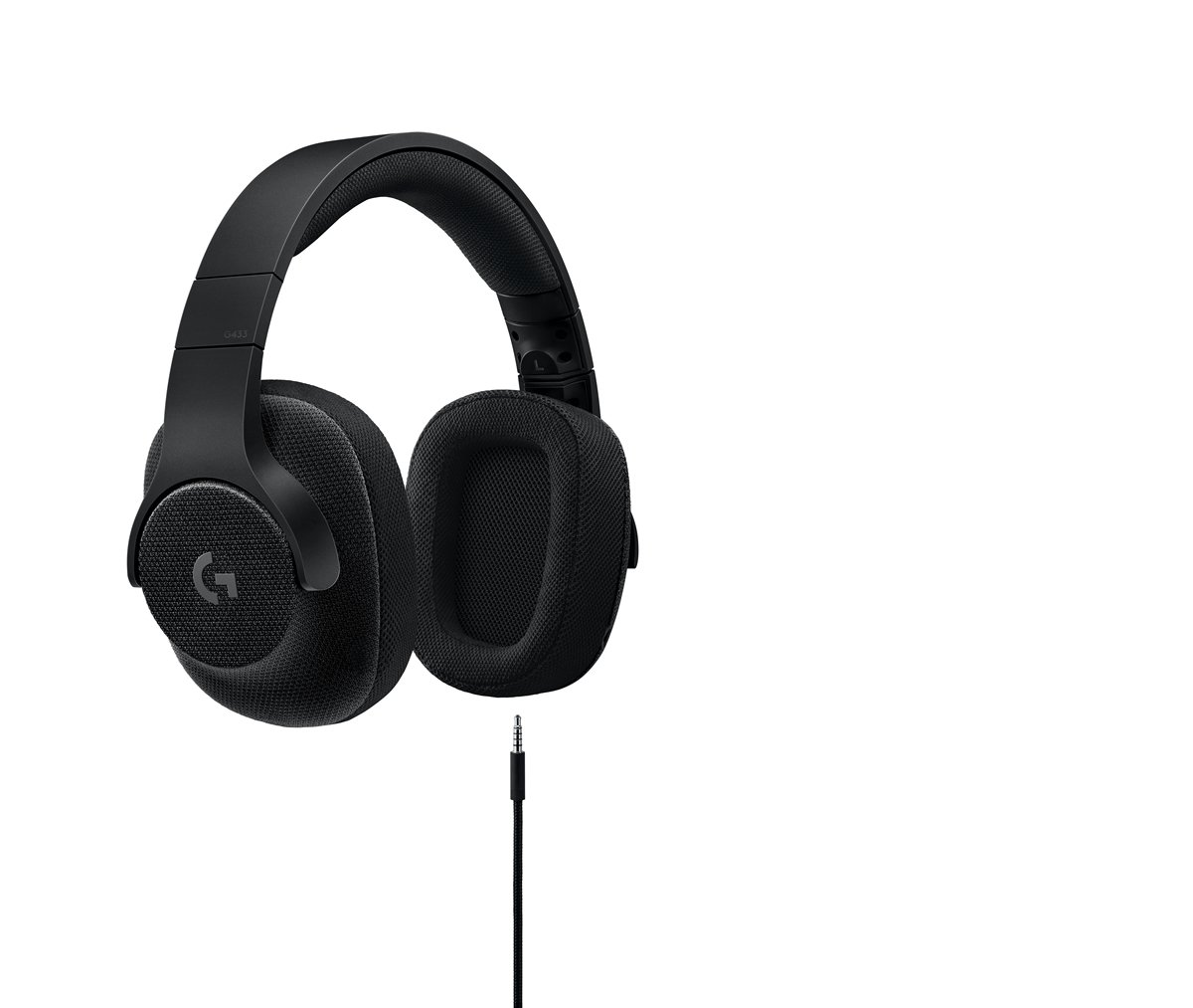 LOGITECH G433 7.1 SURROUND GAMING HEADSET TRIPLE BLACK 981-000668