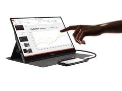 16 FHD IPS Panel 10 Nokta Dokunmatik 2x USB Type-C Destekli Taşınabilir Monitör