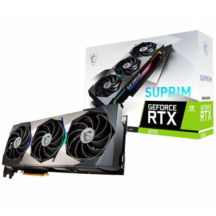 MSI VGA GEFORCE RTX 3070 SUPRIM 8G RTX3070 8GB GDDR6 256B DX12 PCIE 4.0 X16 (3XDP 1XHDMI)