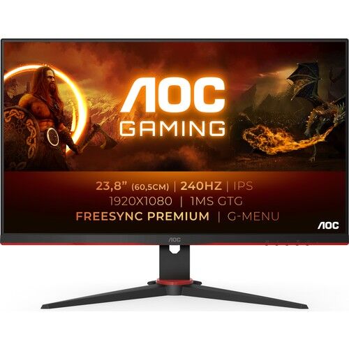 AOC 24G2ZE 23.8'' 240Hz 0.5ms (HDMI+Display) FreeSync Premium FHD IPS Monitör