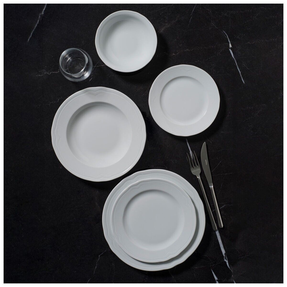 Güral Porselen Venedik 20 Parça 4 Kişilik Yemek Takımı