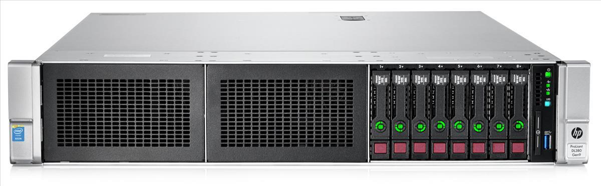 HPE SRV 803861-B21 DL380 GEN9 2xE5-2690v3 32GB (2x16GB) 8SFF 2.5 HOT PLUG P440ar/2GB FBWC 2x800W POWER SUPPLY