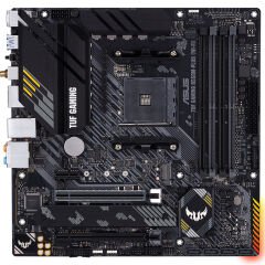 ASUS TUF GAMING B550M-PLUS (WI-FI) AMD B550 AM4 DDR4 4400 DP HDMI Çift M2 USB3.2 AX WiFi + BT ARGB 2.5Gbit LAN mATX PCIe 4.0 ECC RAM Desteği