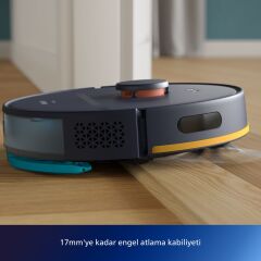 Philips HomeRun XU2000/10 2000 Serisi Aqua Akıllı Robot Süpürge Siyah