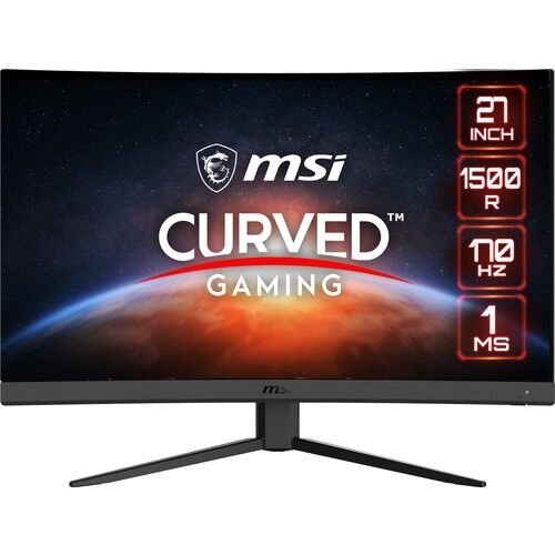 MSI G27CQ4 E2 1500R 27'' 170Hz 1Ms Free Sync WQHD Premium Curved Oyuncu Monitör