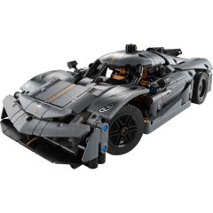 LEGO Technic Koenigsegg Jesko Absolut Gri Hiper Araba 42173 - Çocuklar için Oyuncak Yapım Seti, Doğum Günü Hediyesi Fikri (801 Parça)