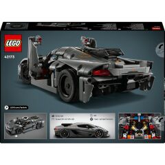 LEGO Technic Koenigsegg Jesko Absolut Gri Hiper Araba 42173 - Çocuklar için Oyuncak Yapım Seti, Doğum Günü Hediyesi Fikri (801 Parça)