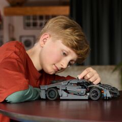LEGO Technic Koenigsegg Jesko Absolut Gri Hiper Araba 42173 - Çocuklar için Oyuncak Yapım Seti, Doğum Günü Hediyesi Fikri (801 Parça)