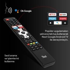 Next YE-55GFSG7 55'' 139 Ekran Uydu Alıcılı 4K Ultra HD Smart LED TV