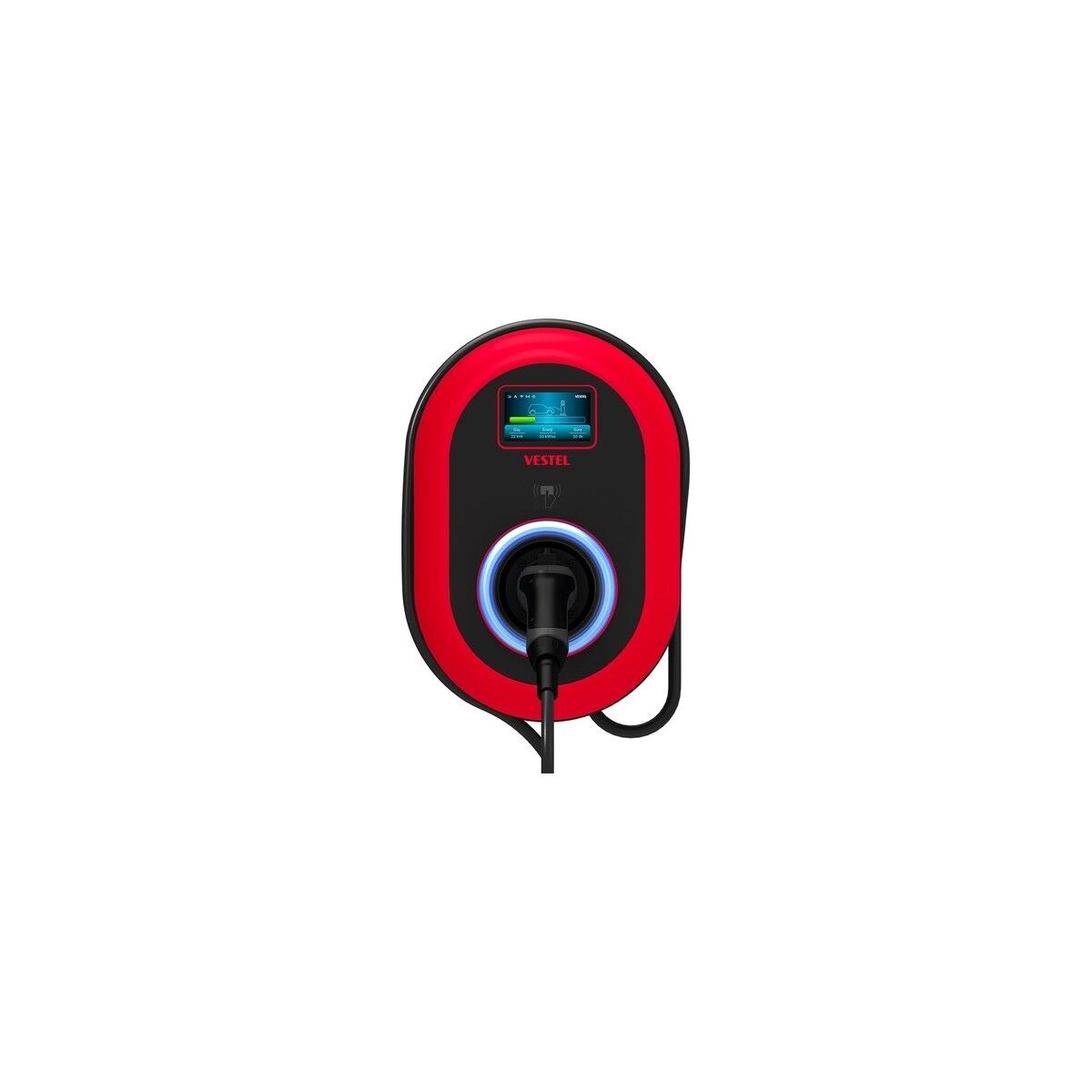 Vestel Elektrikli Araç Şarj Istasyonu EVC04 Smart 22KW Kablolu