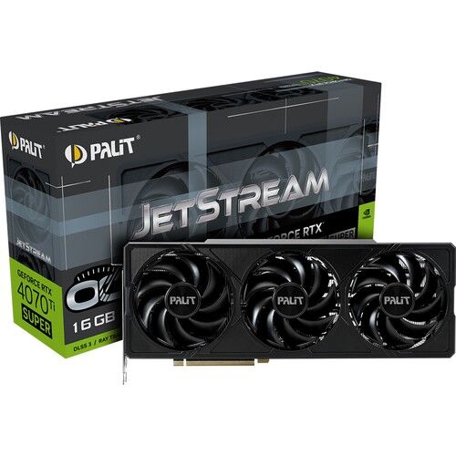 Palit Nvidia Geforce RTX4070TI Super Jetstream Oc 16GB 256 Bit GDDR6X Ekran Kartı (NED47TSS19T2-1043J)