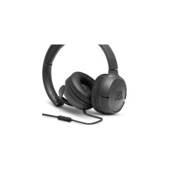 JBL T500 Mikrofonlu Kablolu Kulaküstü Siyah Kulaklık