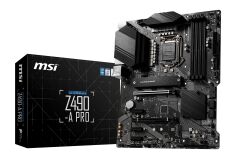 MSI Z490-A PRO SOKET 1200 DDR4 4800 (OC) PCI-E Gen 4 M.2 USB3.2 1x 2.5G LAN ATX