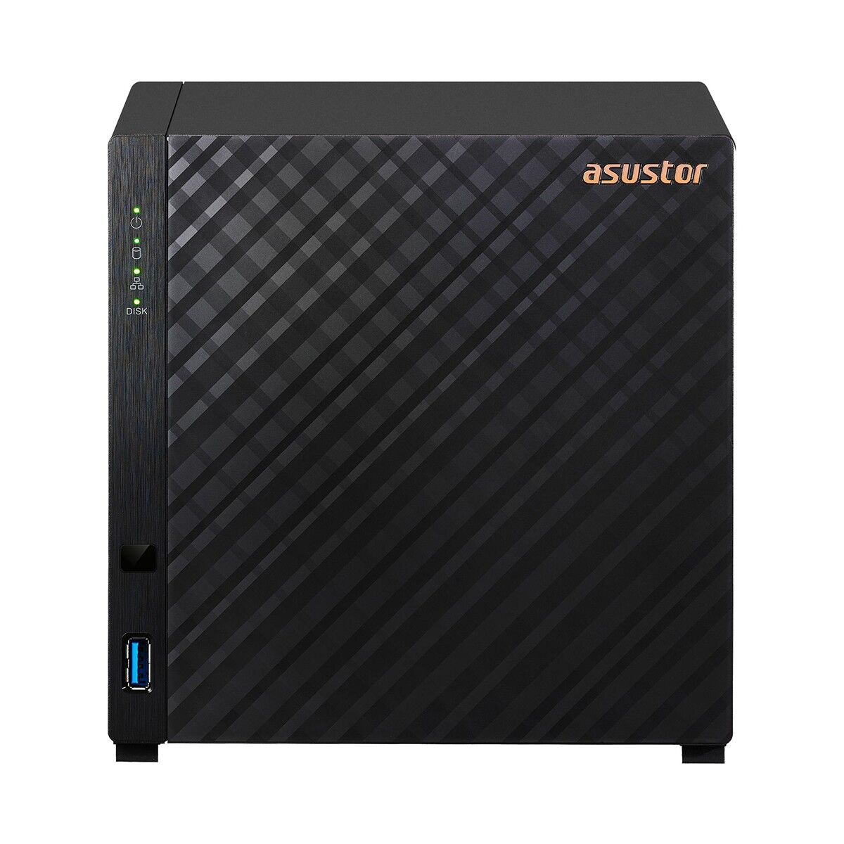 Asustor AS1104T Realtek RTD1296 4 Disk Yuvası NAS(4X18TB Desteği) 1GB DDR4 2.5 GBE x 1 USB 3.2 x 2 Depolama Ünitesi