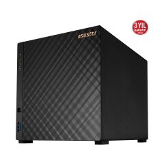 Asustor AS1104T Realtek RTD1296 4 Disk Yuvası NAS(4X18TB Desteği) 1GB DDR4 2.5 GBE x 1 USB 3.2 x 2 Depolama Ünitesi
