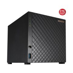 Asustor AS1104T Realtek RTD1296 4 Disk Yuvası NAS(4X18TB Desteği) 1GB DDR4 2.5 GBE x 1 USB 3.2 x 2 Depolama Ünitesi