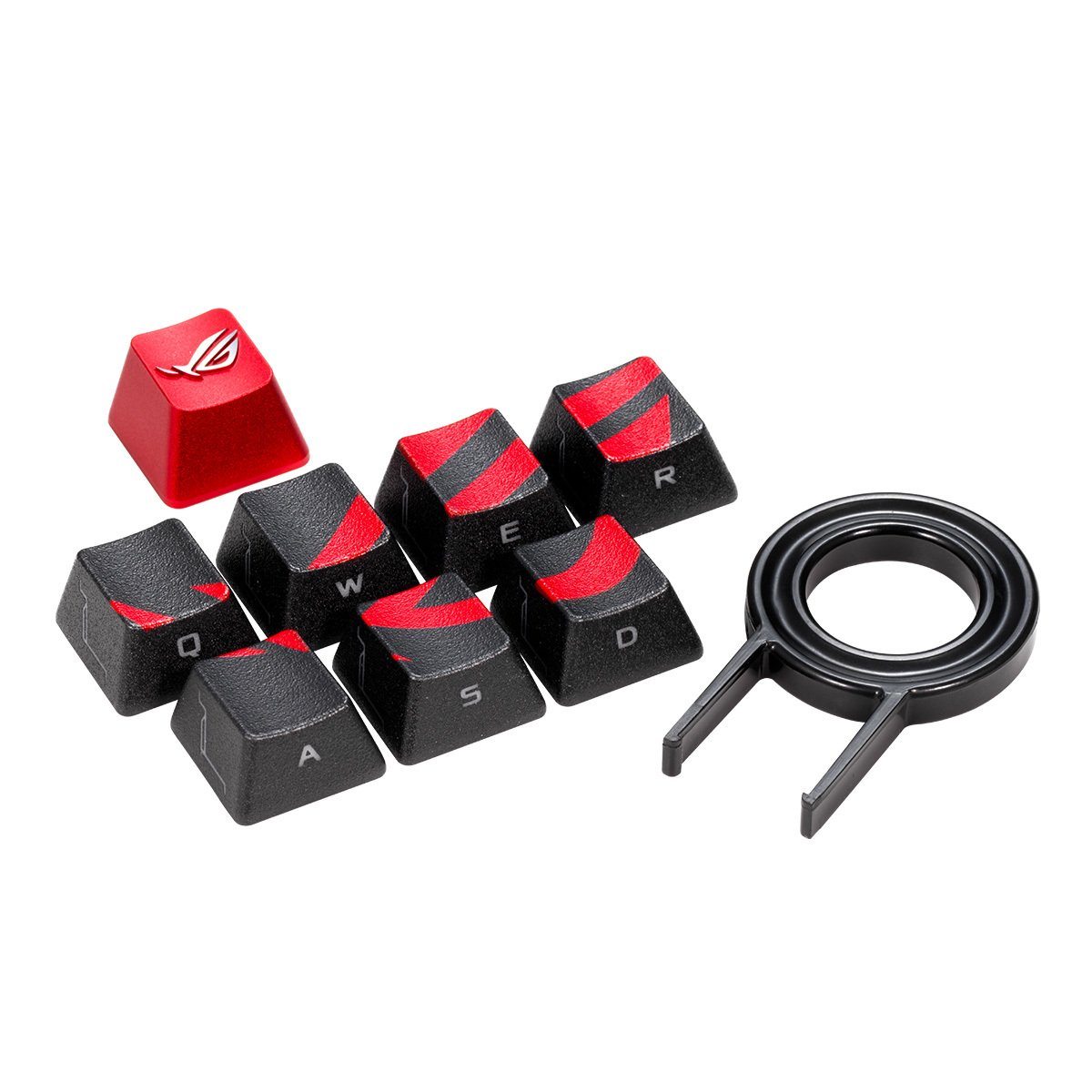 ASUS ROG GAMING KEYCAP SET FPS/MOBA TUŞLARI ROG METAL TUŞ BAŞLIĞI CHERRY MX MEKANİK KLAVYE UYUMU VE TUŞ BAŞLIĞI ÇIKARMA ARACI 