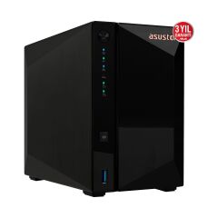 Asustor As3302t V2 Realtek Qc 2 Gb Ram- 2-Diskli Nas Server (Disksiz)