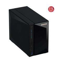 Asustor As3302t V2 Realtek Qc 2 Gb Ram- 2-Diskli Nas Server (Disksiz)