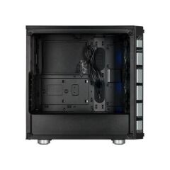 CORSAIR CC-9011188-WW ICUE 465X RGB TEMPERLI CAM YAN PANEL MID TOWER BILGISAYAR KASASI SIYAH