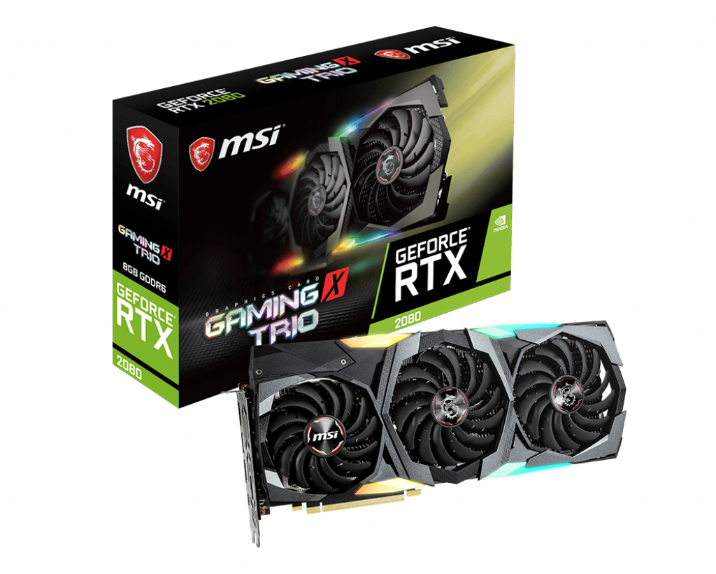 MSI VGA GEFORCE RTX 2080 SUPER GAMING X TRIO RTX2080 SUPER 8GB GDDR6 256B DX12 PCIE 3.0 X16 (1XHDMI 3XDP 1XUSB-C)