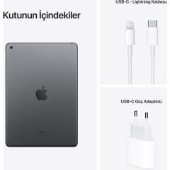 Apple iPad 9.Nesil 256GB 10.2'' WiFi Tablet - MK2N3TU/A Uzay Grisi