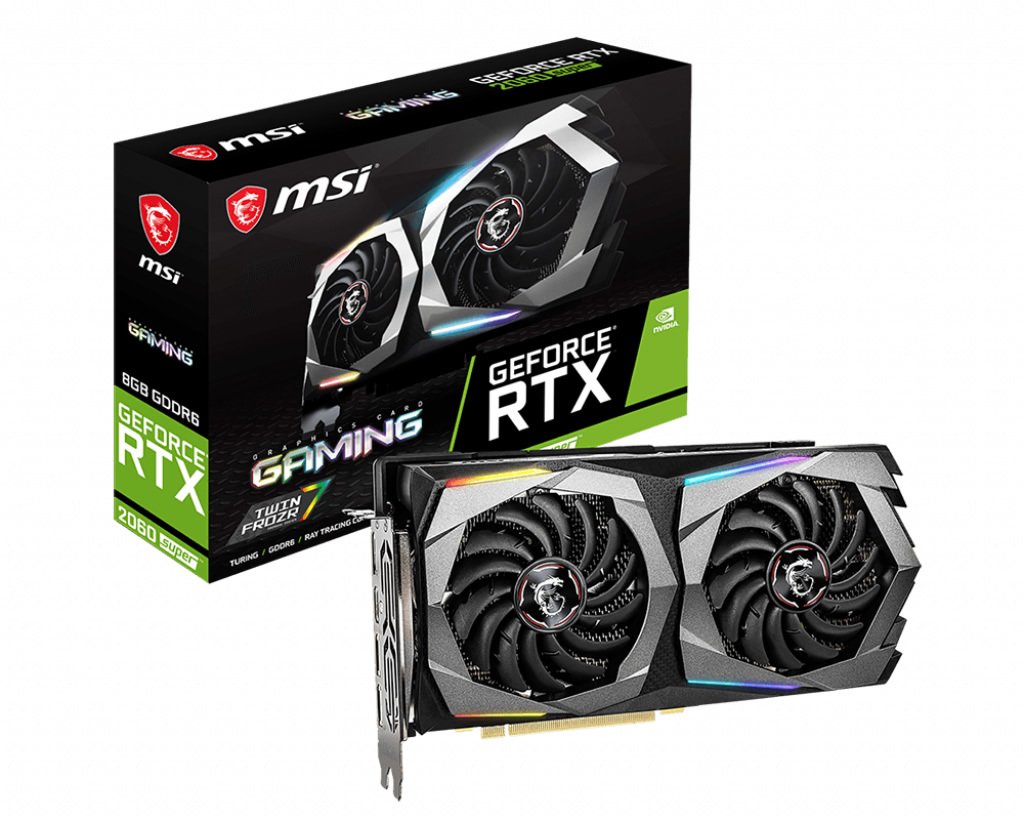 MSI VGA GEFORCE RTX 2060 SUPER GAMING RTX2060S 8GB GDDR6 256B DX12 PCIE 3.0 X16 (1XHDMI 3XDP)