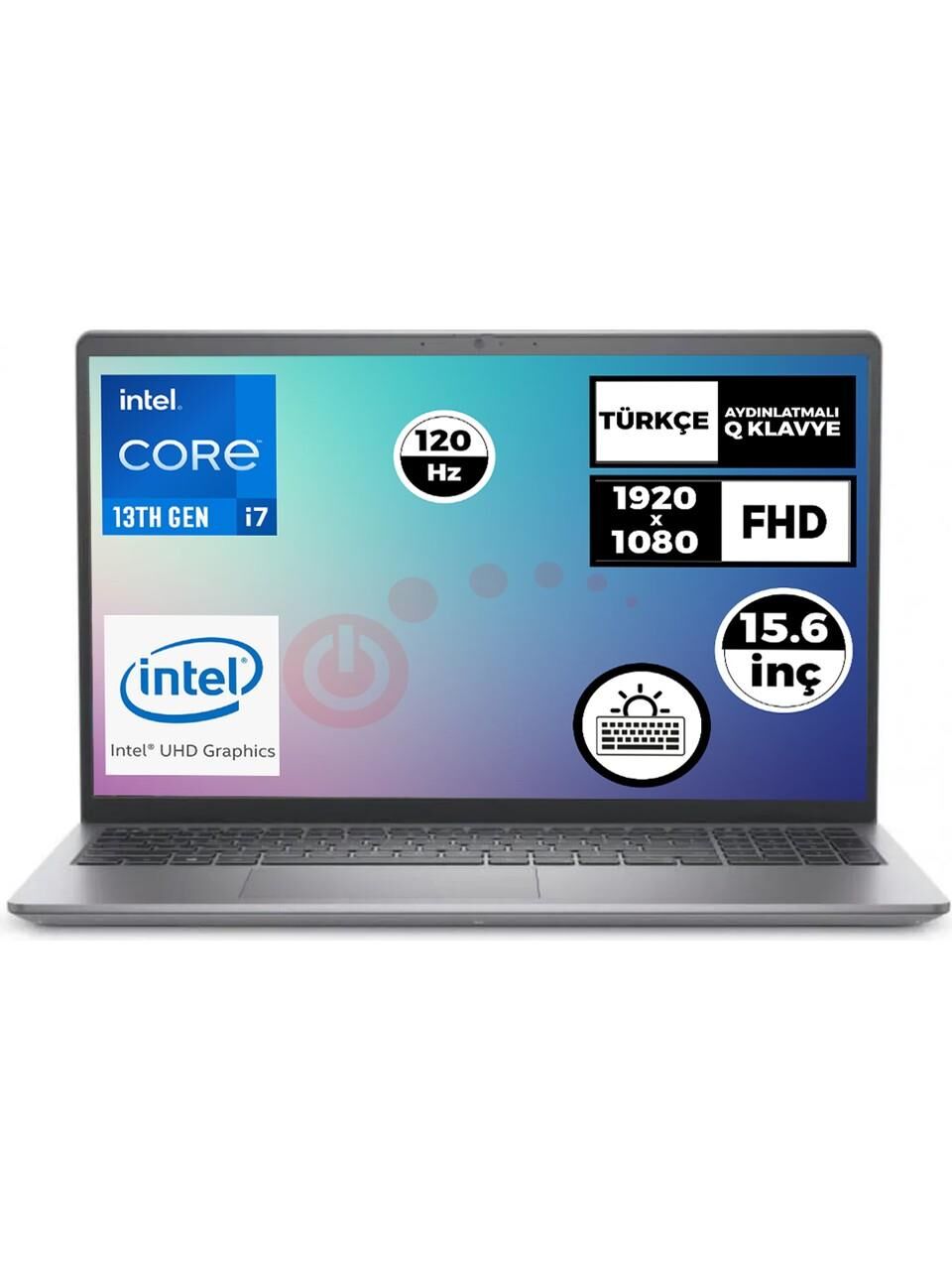 Dell Vostro Intel Core I7 1355U 8gb 512GB SSD Ubuntu 15.6 Fhd Taşınabilir Bilgisayar N1601PVNB3530U