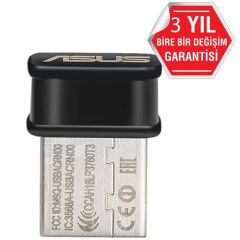 Asus USB-AC53 Nano AC1200 Çift Bant 802.11ac Usb Kablosuz Ağ Ada(KUTU HAFİF DEFORMEDİR)