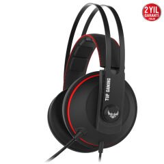 Asus TUF GAMING H7 Core Kırmızı Mikrofonlu Oyuncu Kulaklığı