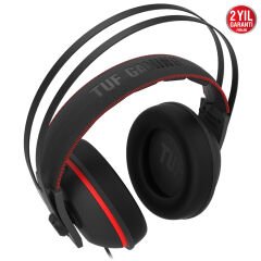 Asus TUF GAMING H7 Core Kırmızı Mikrofonlu Oyuncu Kulaklığı