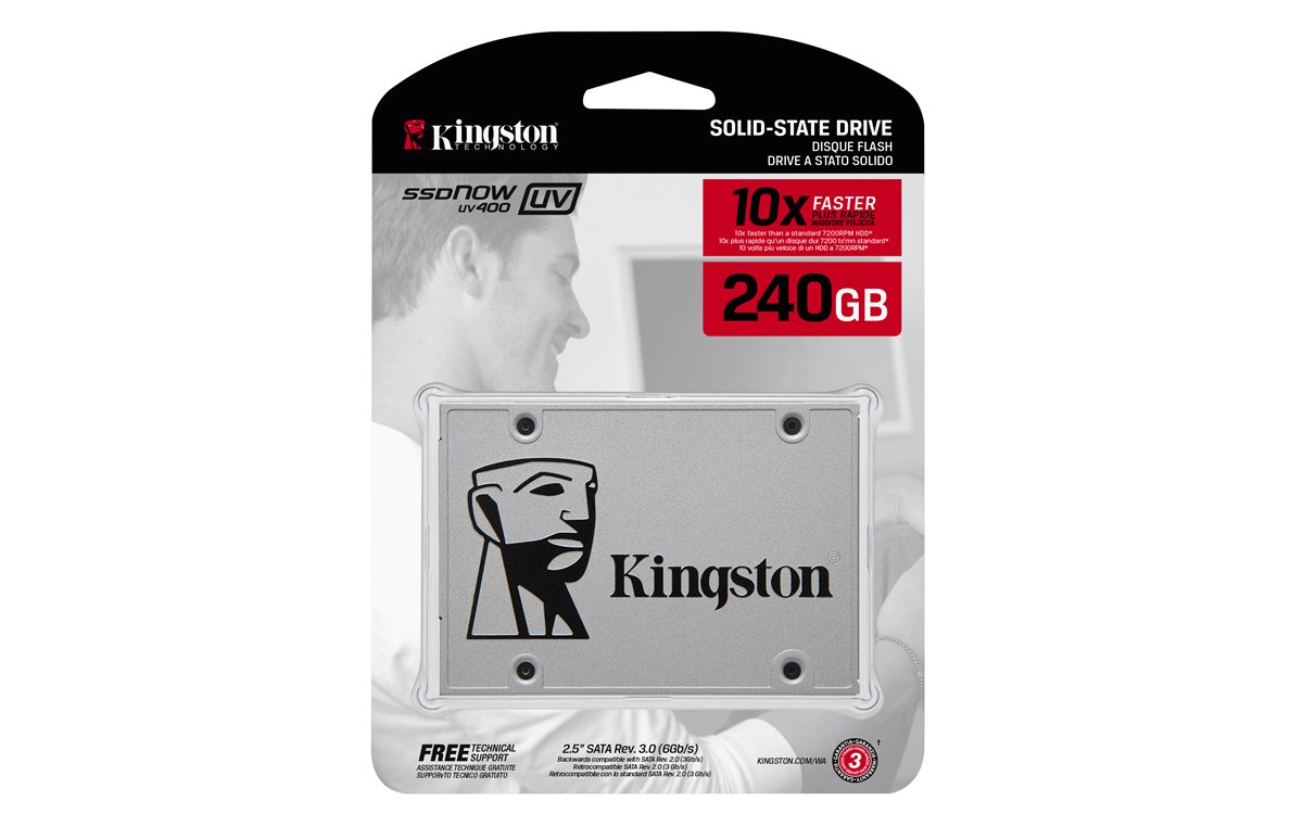 240GB KINGSTON UV400 SATA3 7mm 550/490MB/S SUV400S37A/240G