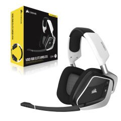 Corsair Void RGB Elite Wireless CA-9011202-EU Beyaz 7.1 Kablosuz Kulak Üstü Oyuncu Kulaklığı