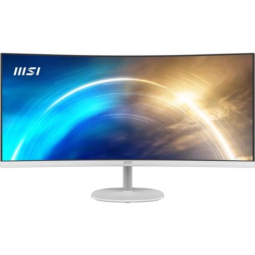 MSI 34'' PRO MP341CQW 3440x1440 (UWQHD) CURVE 1500R VA 100HZ 1MS FREESYNC BEYAZ MONITOR
