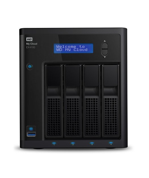 WD MY CLOUD EX4100 0TB NAS WDBWZE0000NBK-EESN