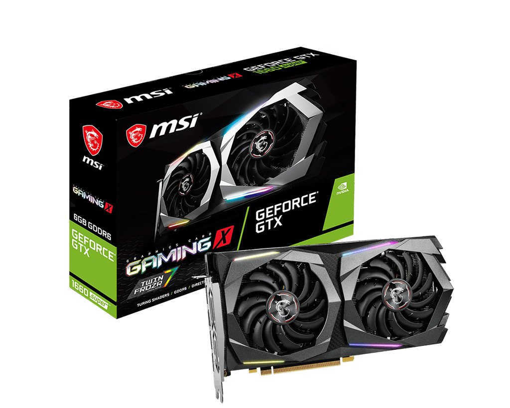 MSI VGA GEFORCE GTX 1660 SUPER GAMING X GTX1660S 6GB GDDR6 192B DX12 PCIE 3.0 X16 (1XHDMI 3XDP)