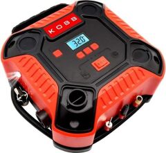 KOBB KB250 12VOLT 160 Psi Dijital Basınç Göstergeli Lastik & Yatak Şişirme Pompası, Kırmızı/