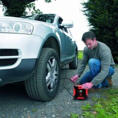 KOBB KB250 12VOLT 160 Psi Dijital Basınç Göstergeli Lastik & Yatak Şişirme Pompası, Kırmızı/
