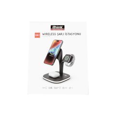İthink Wireless Şarj İstasyonu Ws-50 Siyah