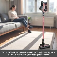 Karaca Vantuz Power Up 15 W Dikey Süpürge Rosegold