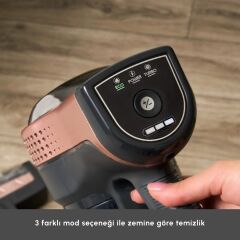 Karaca Vantuz Power Up 15 W Dikey Süpürge Rosegold