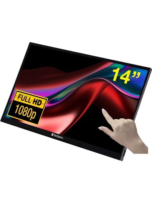 Verbatim PMT-14 14'' 6 ms Full HD IPS 60 Hz Dokunmatik Taşınabilir Monitör