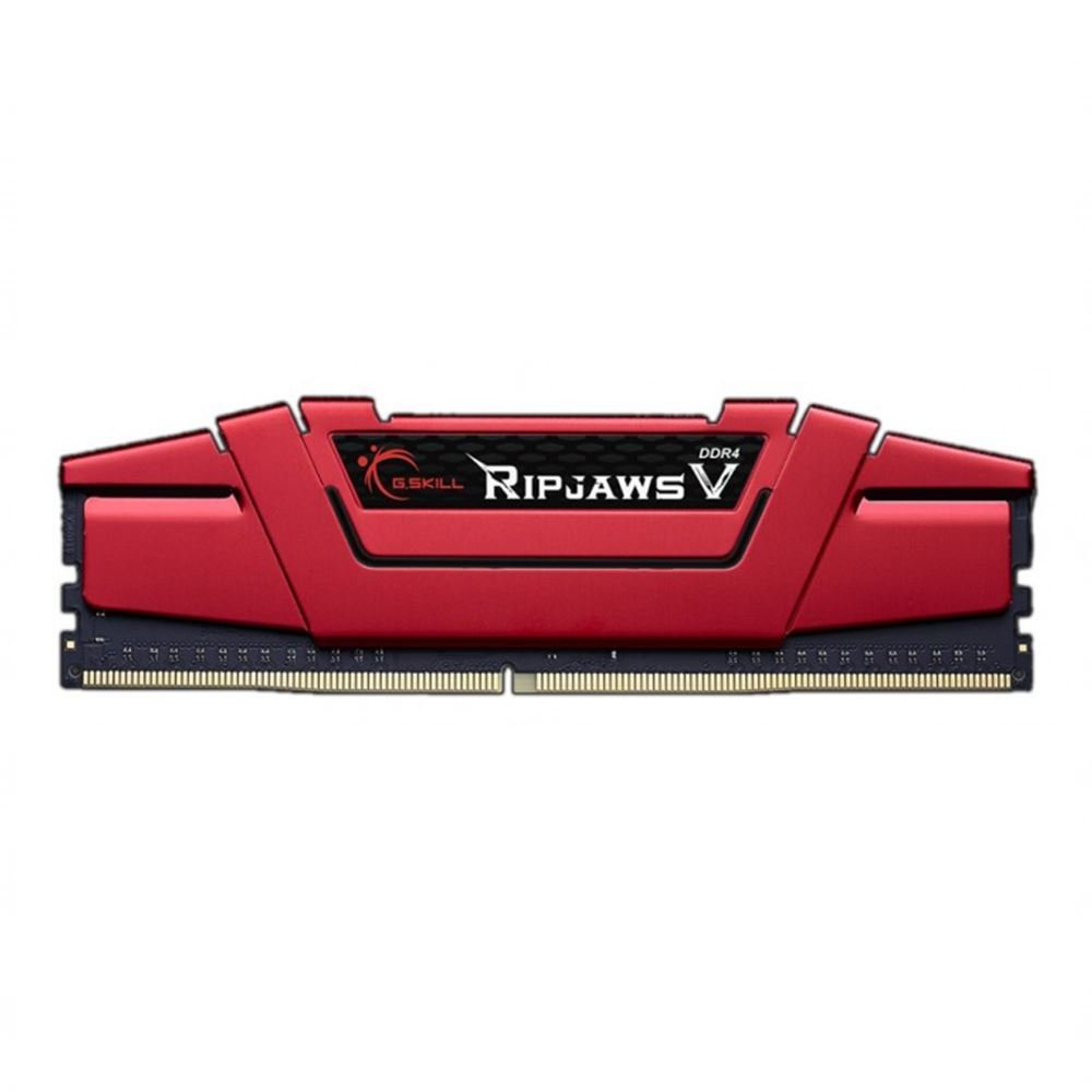 8GB DDR4 2400MHz GSKILL RIPJAWSV KIRMIZI CL15 1x8GB (15-15-15-35) 1.2V F4-2400C15S-8GVR