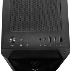 MSI MAG SHIELD 110A Temperli Cam 2x120mm ARGB Fan ATX Gaming Bilgisayar Kasası