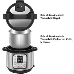 Instant Pot Duo Mini 7'si 1 Arada 3 lt Basınçlı Pişirici