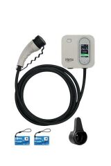 Hims HCDKB-22 22kW Tip 2 Soketli 5m Kablolu Beyaz Smart Elektrikli Araç Şarj İstasyonu