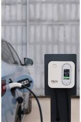 Hims HCDKB-22 22kW Tip 2 Soketli 5m Kablolu Beyaz Smart Elektrikli Araç Şarj İstasyonu