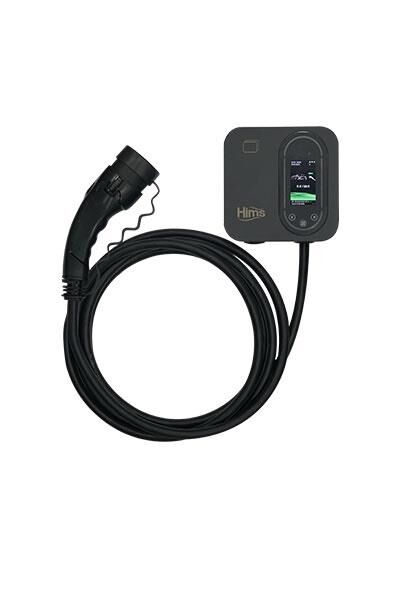 Hims HCDKS-22 22kW Tip 2 Soketli 5m Kablolu Siyah Smart Elektrikli Araç Şarj İstasyonu