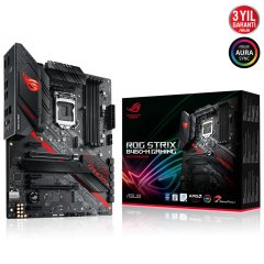 ASUS ROG STRIX B460-H GAMING Intel B460 LGA1200 DDR4 2933 DP HDMI Çift M2 USB3.2 AURA RGB ATX 128GB Ram Desteği ANAKART
