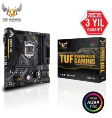 ASUS TUF B360M-PLUS GAMING INTEL B360 LGA1151 DDR4 2666 HDMI DVI M2 USB3.1 AURA RGB MATX